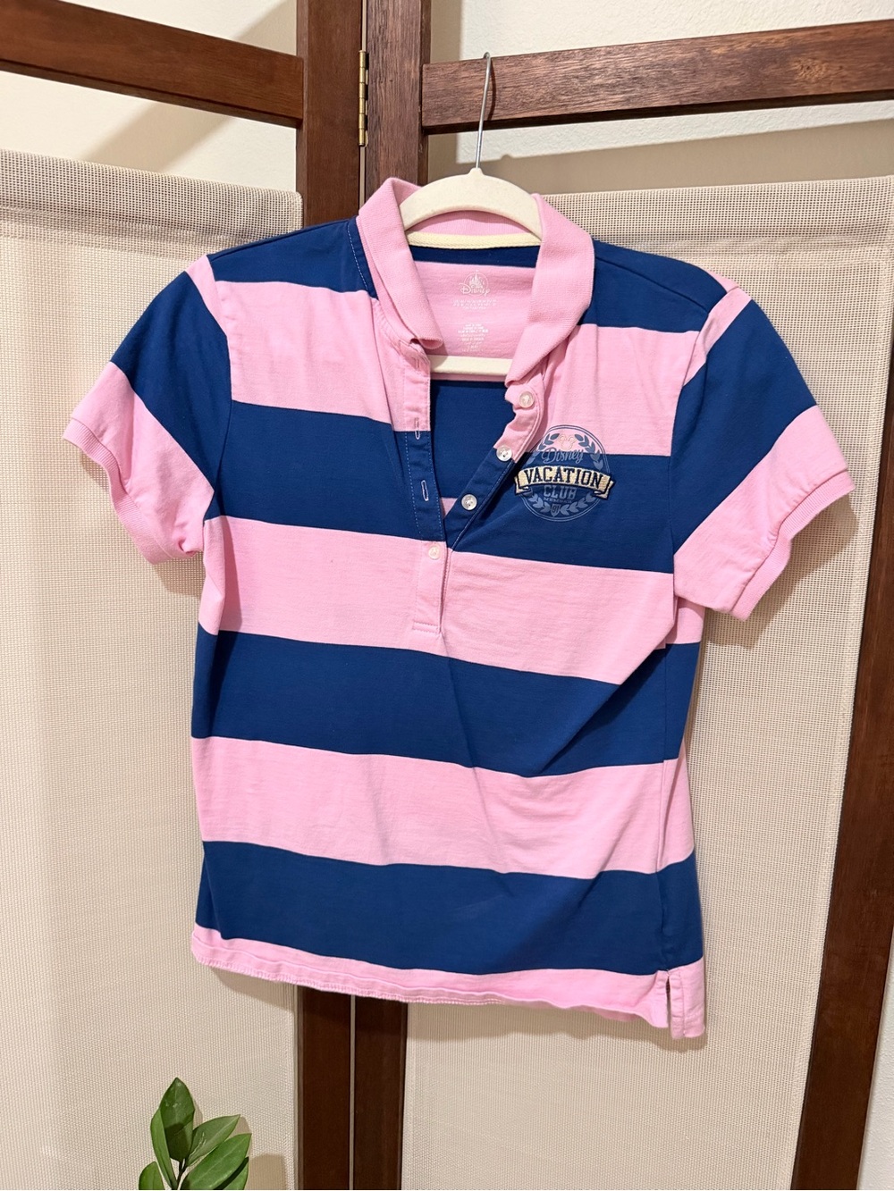 DVC striped short sleeve polo